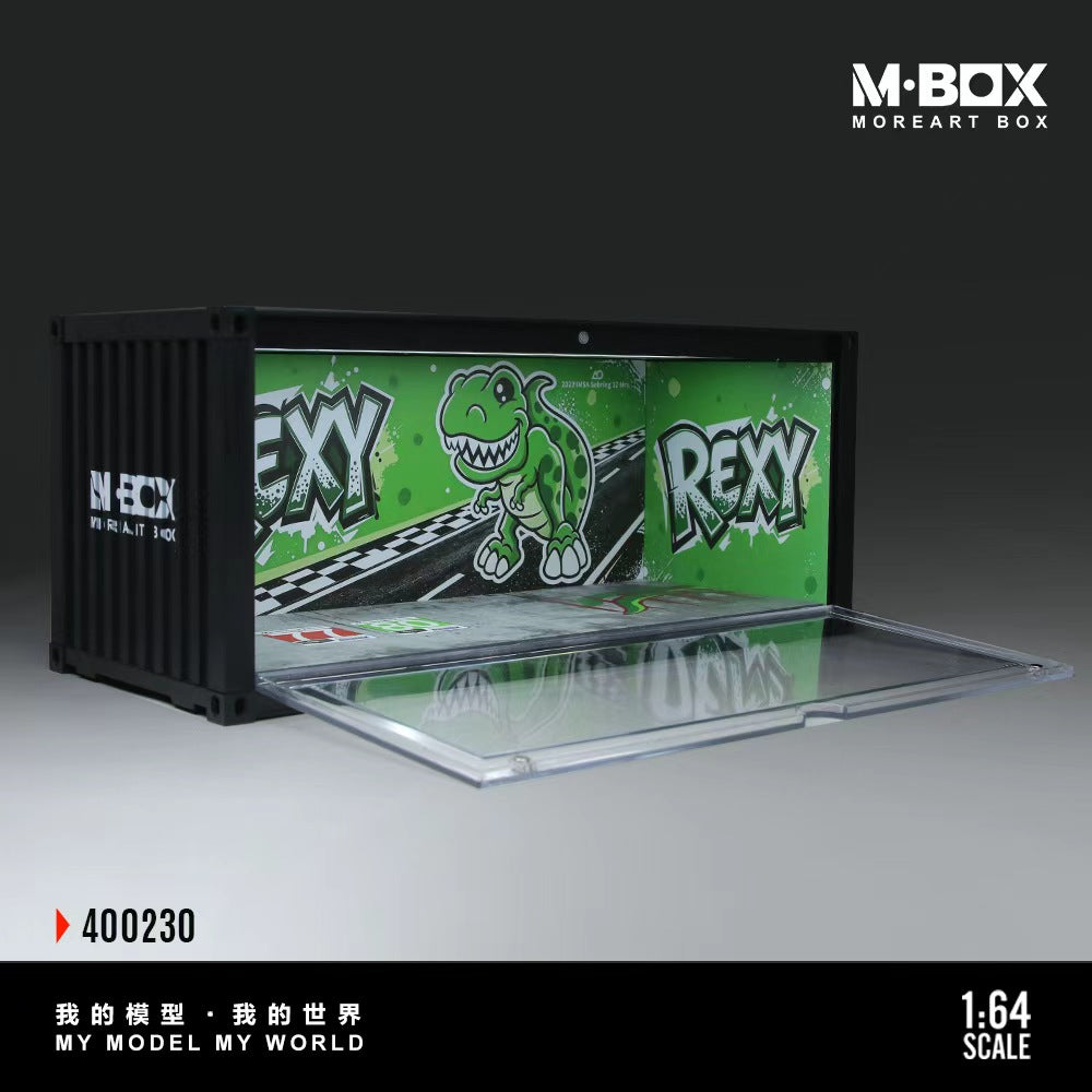[Preorder] MBOX 1:64 Dinosaur Painted Container Scene MB400229/ MB400230/ MB400231