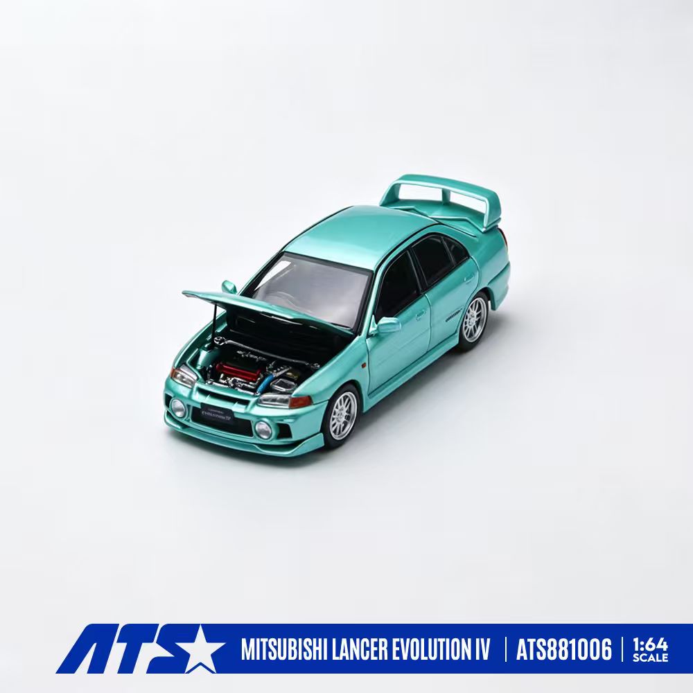 [Preorder] ATS Model 1:64 Mitsubishi Lancer Evolution IV (2 Colours) ATS881005/ATS881006