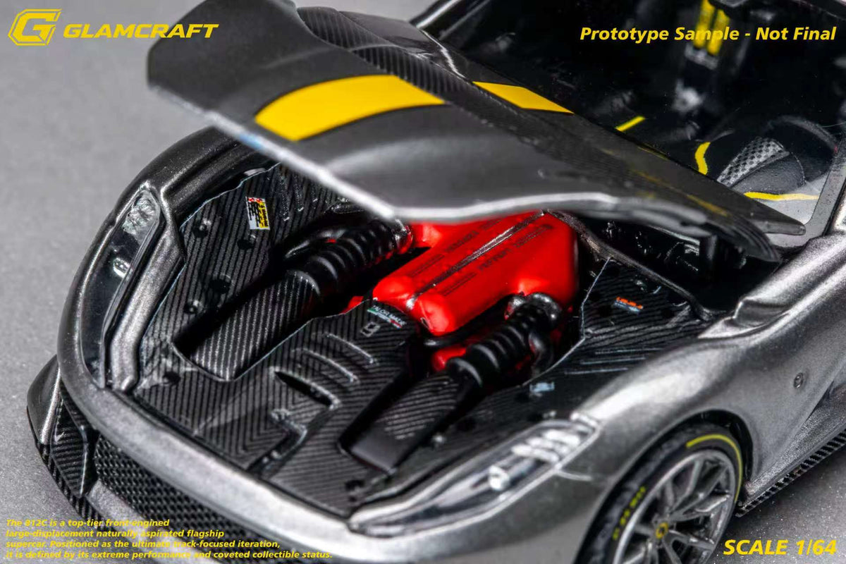 [Preorder] GlamCraft 1:64 Ferrari 812C Grey