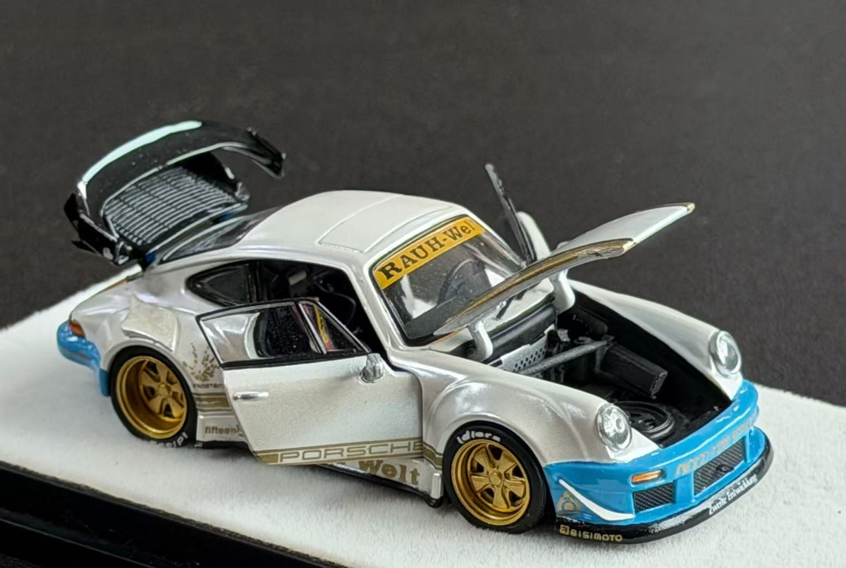 [Preorder] PGM 1:64 Porsche RWB 930 White pgm-640211  (2 Versions)