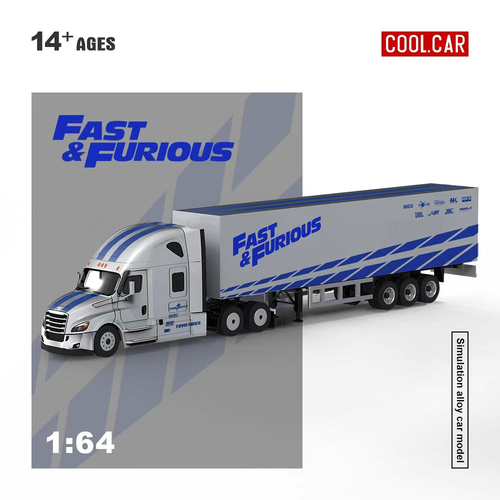 [Preorder] Cool Car 1:64 Freightliner "Fast & Furious" Livery Truck CC800117