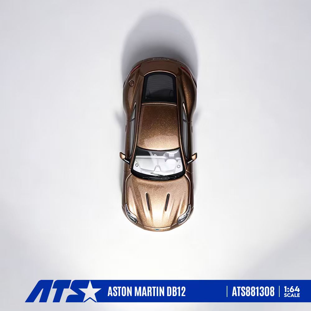 [Preorder] ATS Model 1:64 Aston Martin DB12 Silver/Metallic Brown (2 Colours) ATS881306/ ATS881308