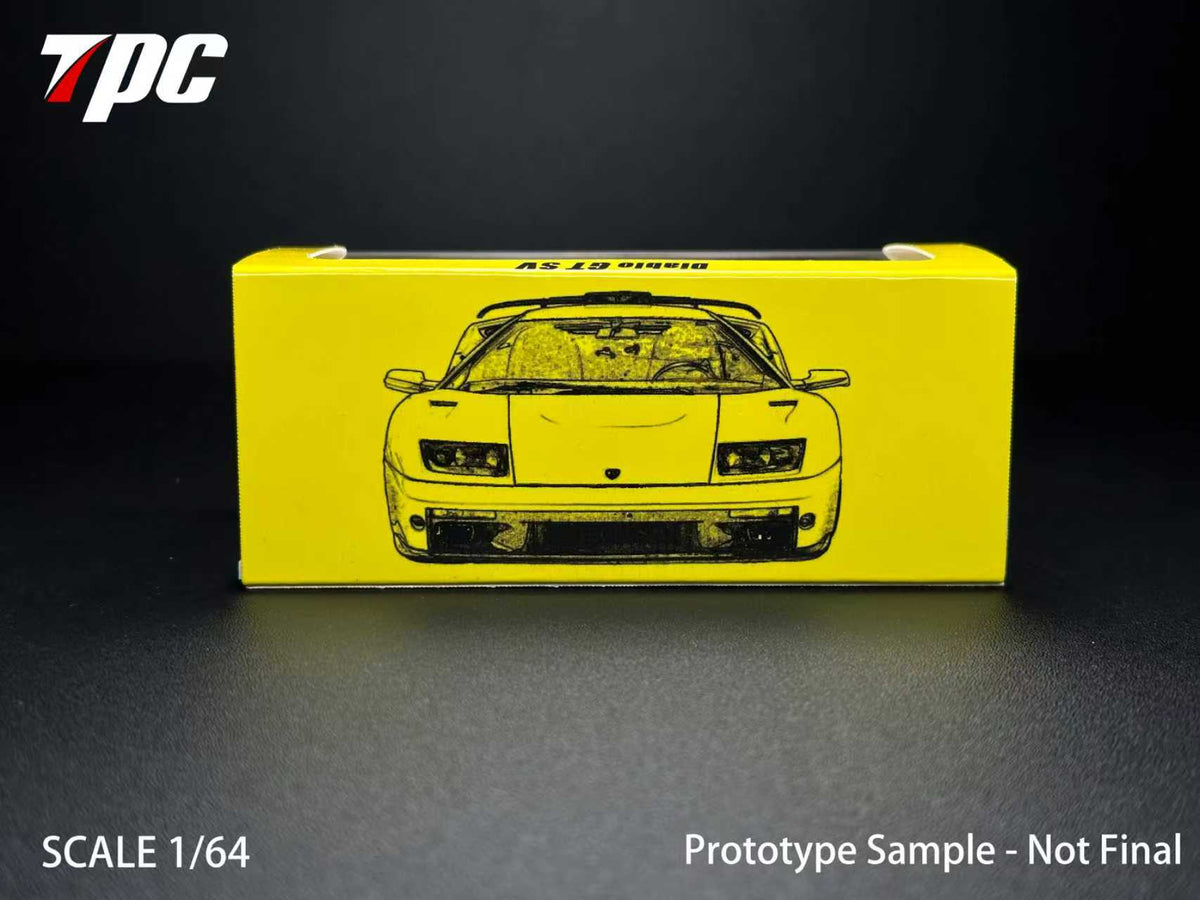 [Preorder] TPC 1:64 Lamborghini Diablo SV GT-R (2 Versions)