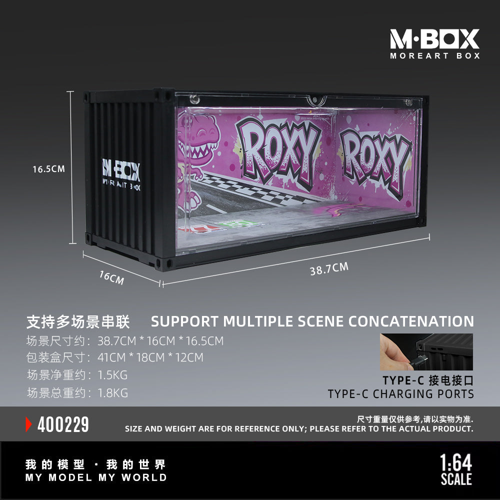 [Preorder] MBOX 1:64 Dinosaur Painted Container Scene MB400229/ MB400230/ MB400231