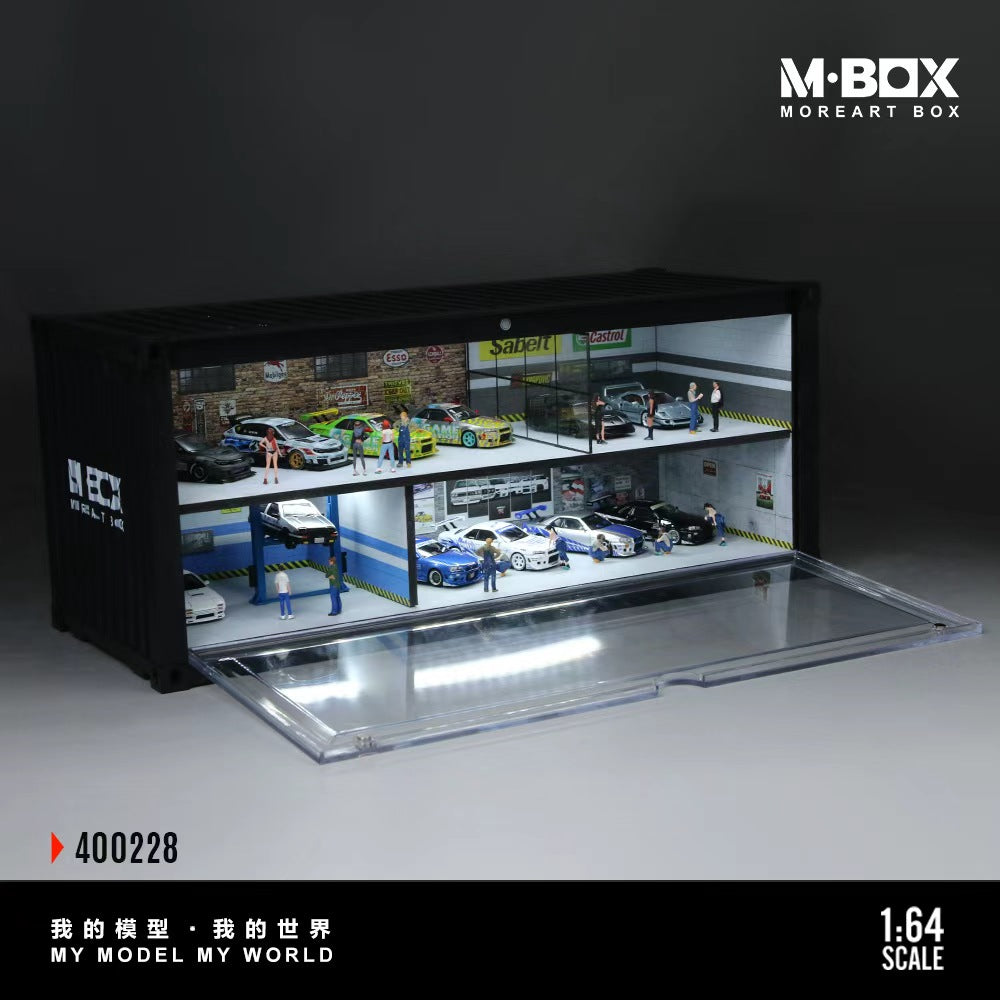 [Preorder] MBOX 1:64 Double-Layer American Style Auto Repair Workshop MB400228