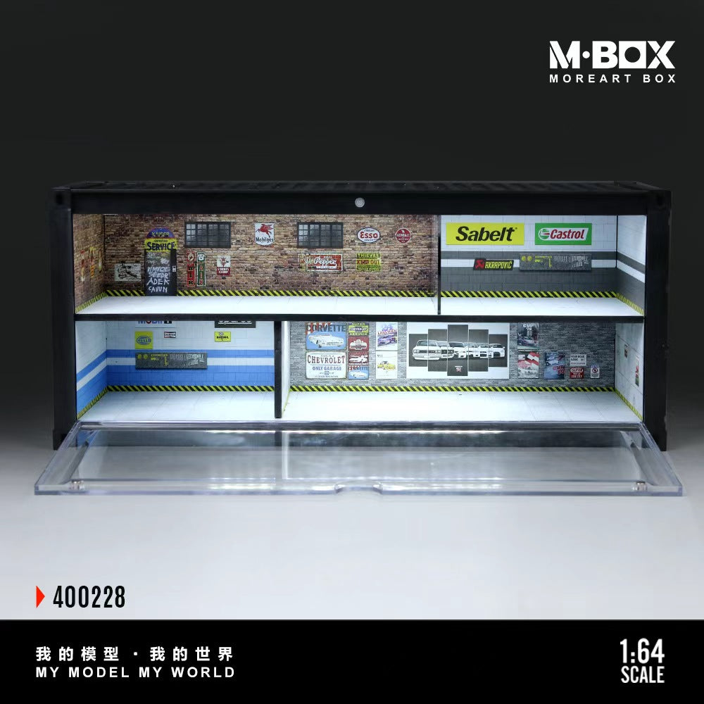 [Preorder] MBOX 1:64 Double-Layer American Style Auto Repair Workshop MB400228