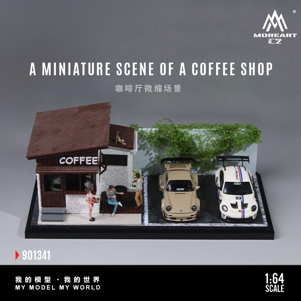 [Preorder] MoreArt 1:64 Coffee Shop Scene MO901341