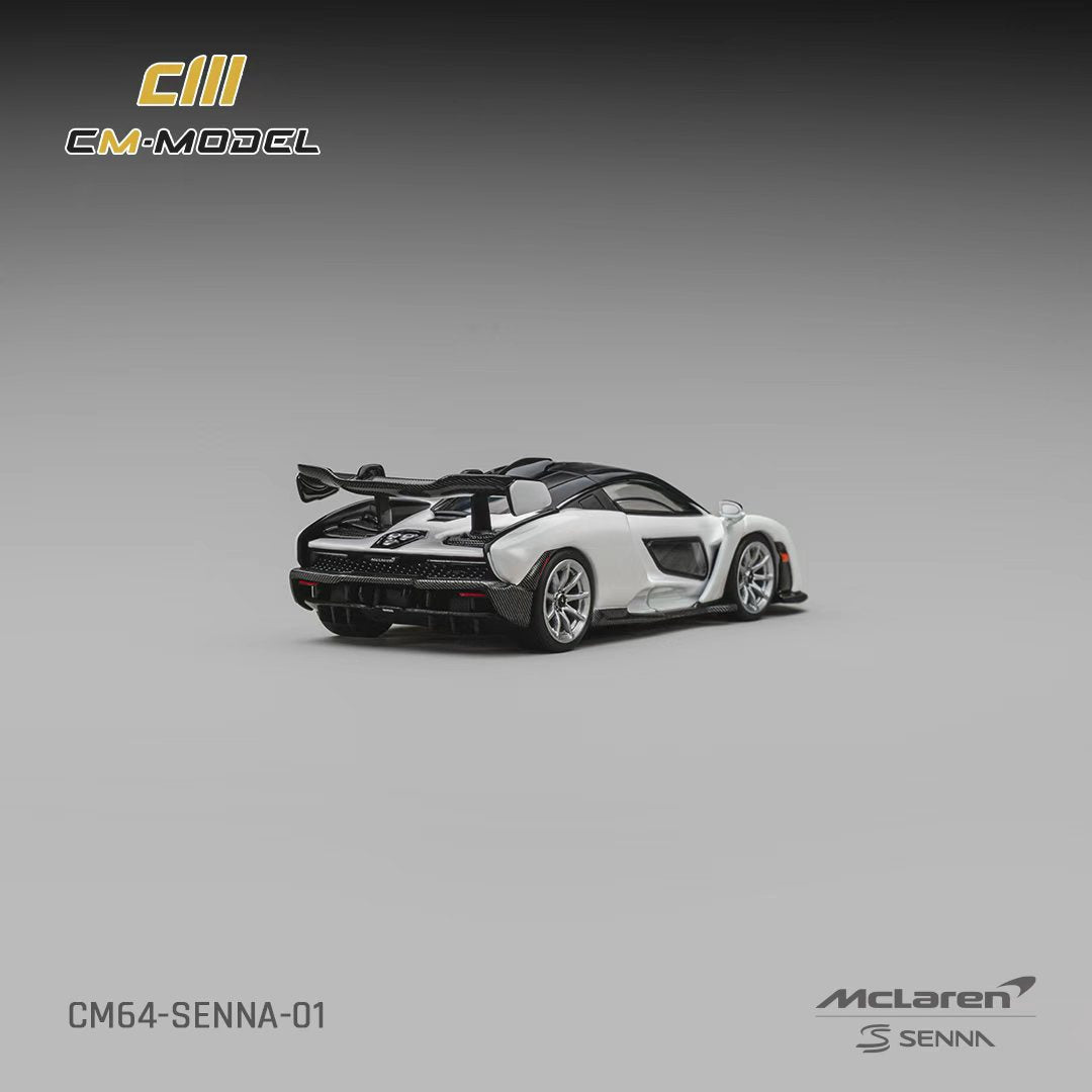 [Preorder] CM Model 1:64 McLaren Senna GTR Sillca White CM64-SENNA-01