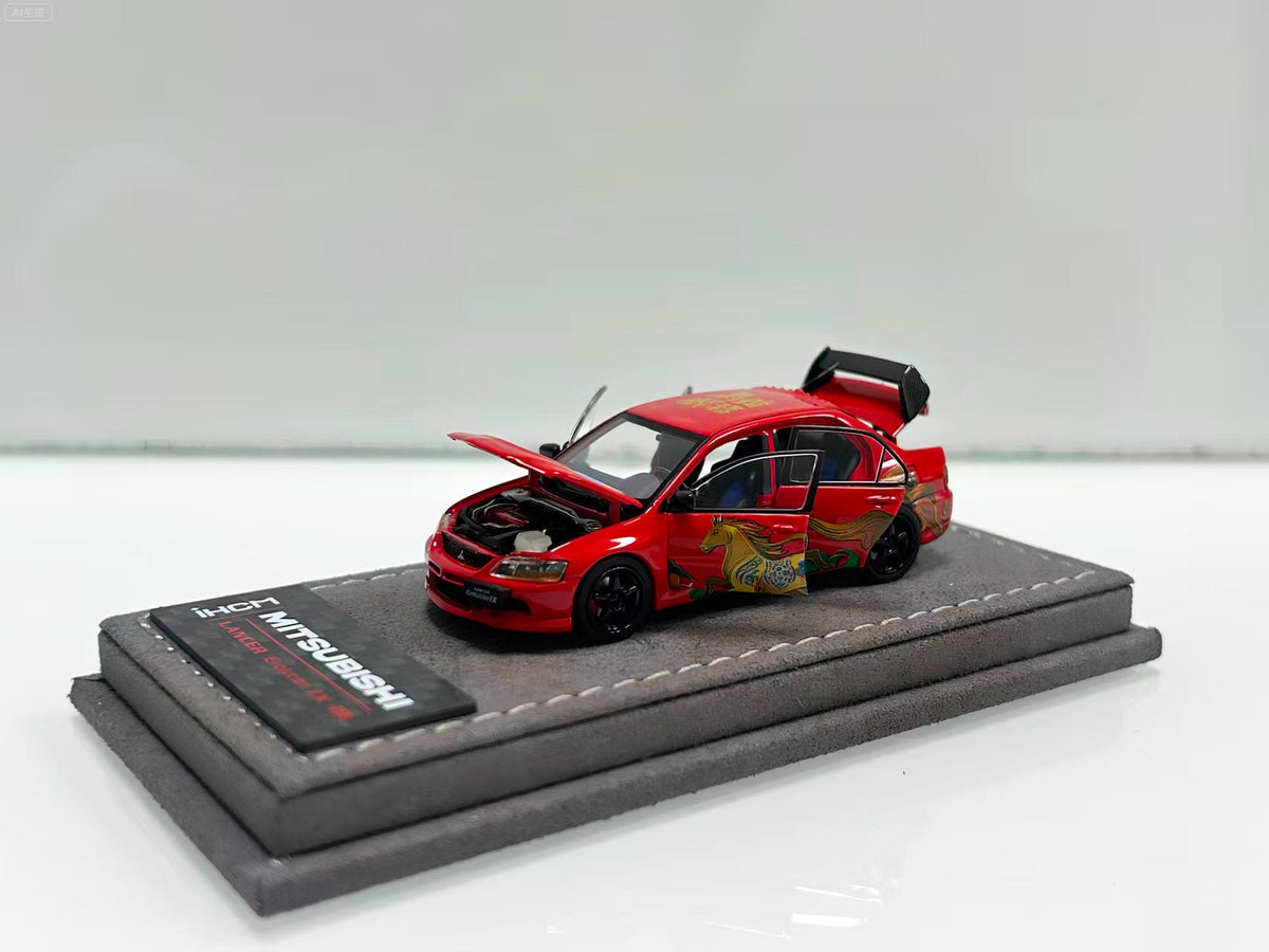 IHCM 1:64 MITSUBISHI LANCER EVOLUTION IX GSR Limited edition for the Year of the Horse