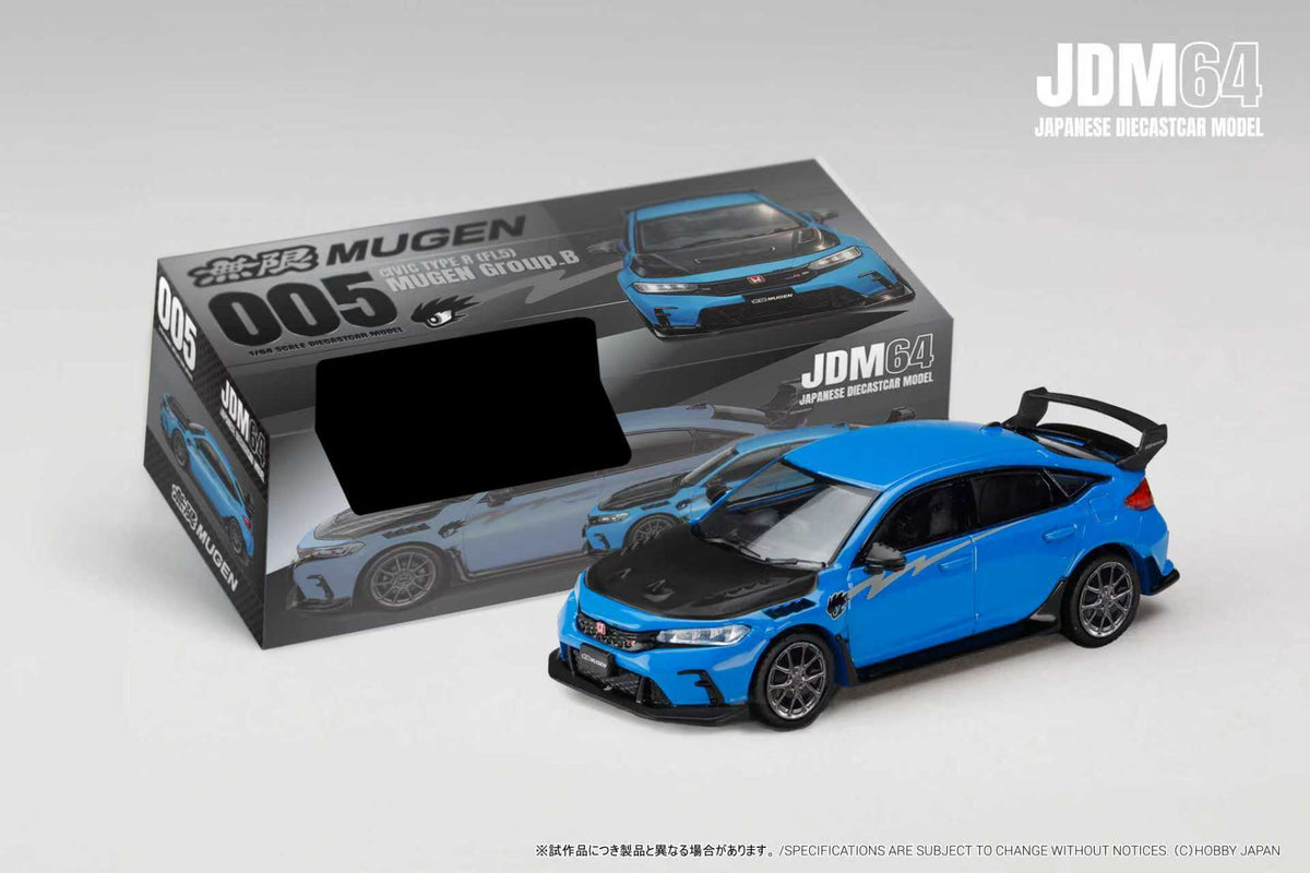 [Preorder] Hobby Japan 1:64 Honda CIVIC TYPE R (FL5) MUGEN Group.B (2025) (2 Colours) HJDM005B-29/HJDM005B-30