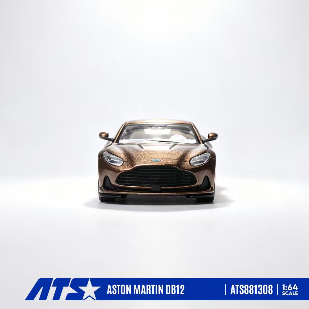 [Preorder] ATS Model 1:64 Aston Martin DB12 Silver/Metallic Brown (2 Colours) ATS881306/ ATS881308