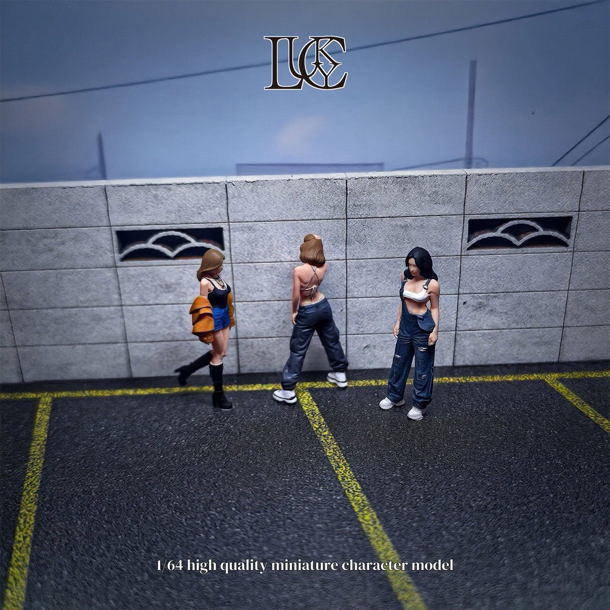 Lucky Studio 1:64 Waves Sisters Trio LK2026052009 (2 Versions)