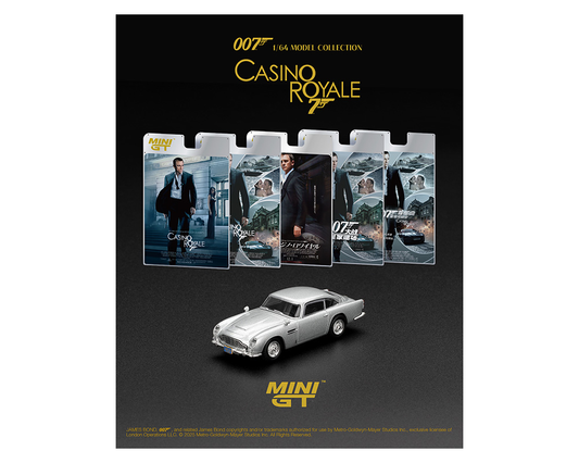 [Preorder] Mini GT 1:64 James Bond Aston Martin DB5 Casino Royale (3 Versions) MGT00909-007J/ MGT00909-007S/MGT00909-007E