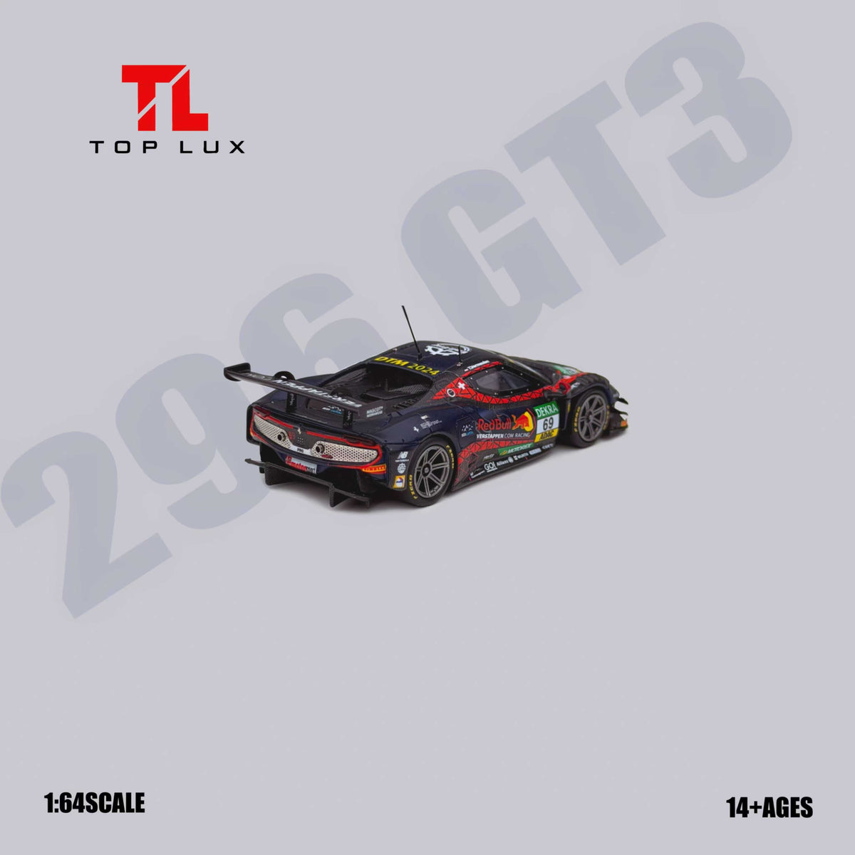 [Preorder] TOP LUX 1:64 296GT3 Red Bull #69 2024 TOP64-008