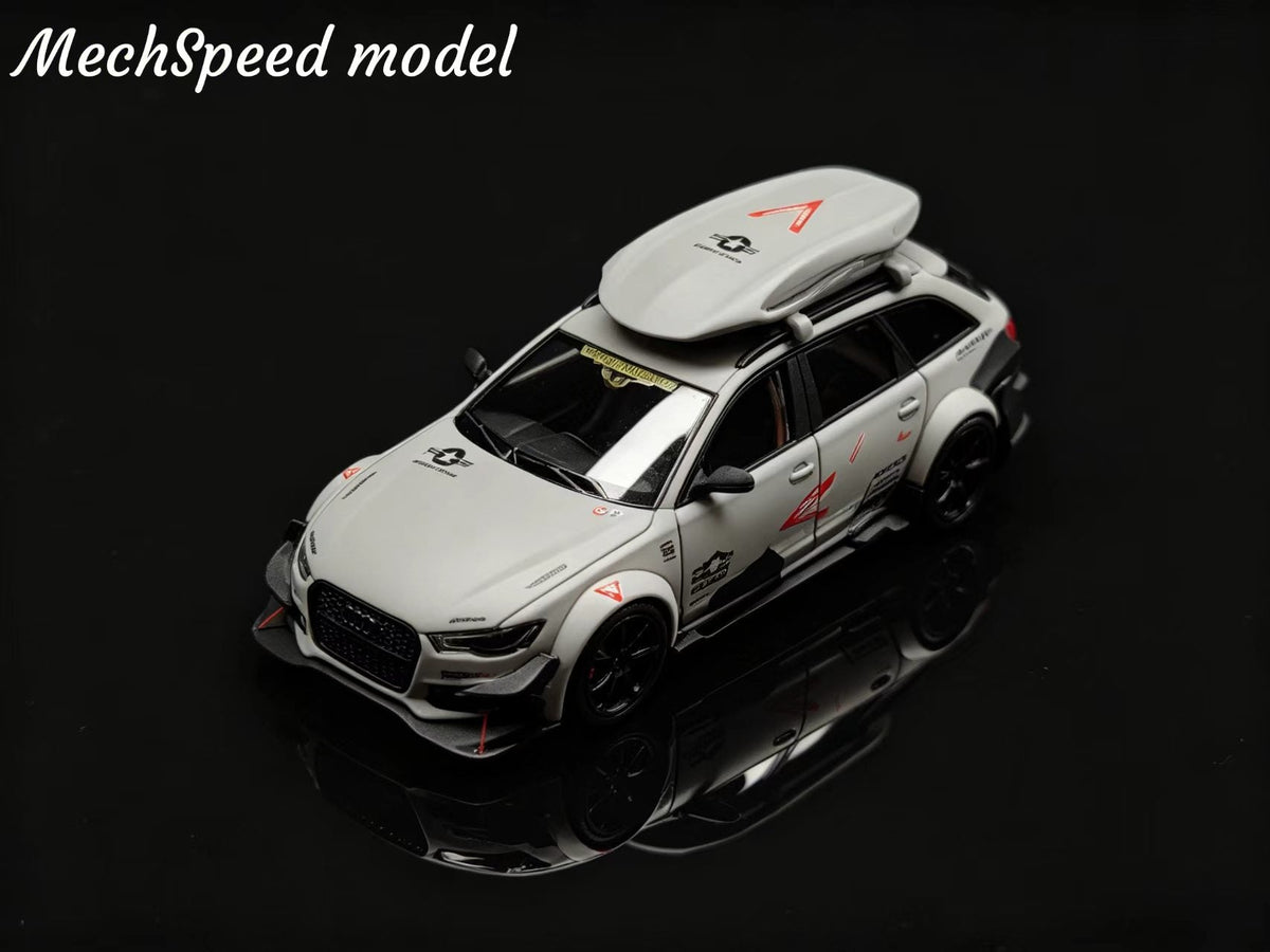 [Preorder] MechSpeed 1:64 Audi RS6 Avant (C7) Wagon DTM Jon Olsson Widebody Modified