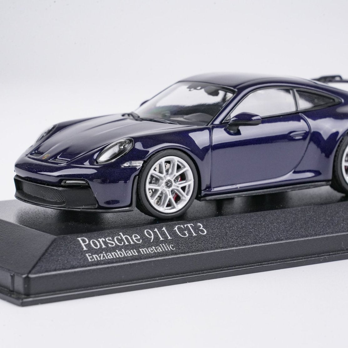 MINICHAMPS 1:43 PORSCHE 911(992) GT3 2021- BLUE METALLIC  410069208
