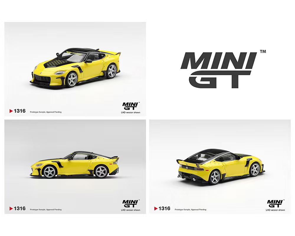[Preorder] MINI GT 1:64 Nissan Z VeilSide FFZ400 Ikazuchi Yellow MGT01316-BL
