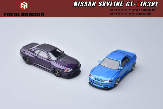 [Preorder] Focal Horizon 1:64 Nissan Skyline GT-R 3rd Generation R32 Japanese Garage Active Modified Version (2 Colours)