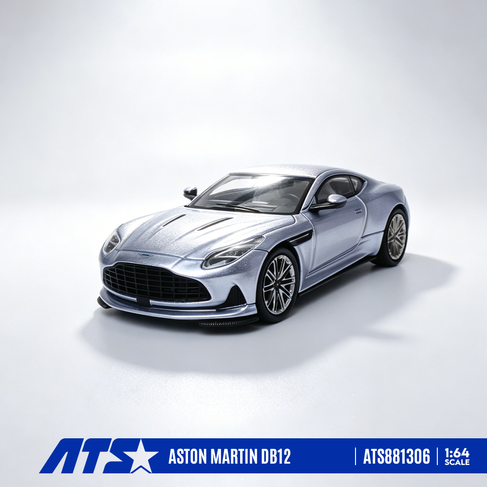 [Preorder] ATS Model 1:64 Aston Martin DB12 Silver/Metallic Brown (2 Colours) ATS881306/ ATS881308