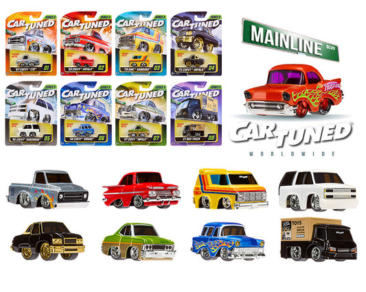 CarTuned 1:64 Series 9 Mainline Assortment of 8 Styles 2026 592631-XX8