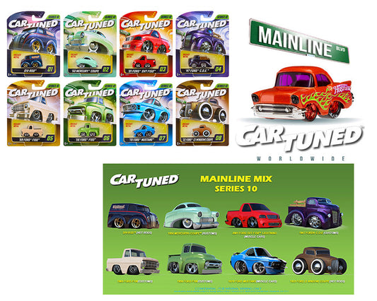CarTuned 1:64 Series 10 Mainline Assortment of 8 Styles 2026 592631-XX9