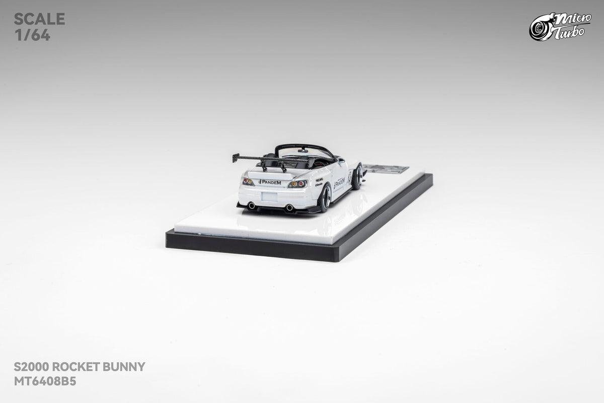 [Preorder] Microturbo 1:64 Custom S2000 RB - Metallic White MT6408B5