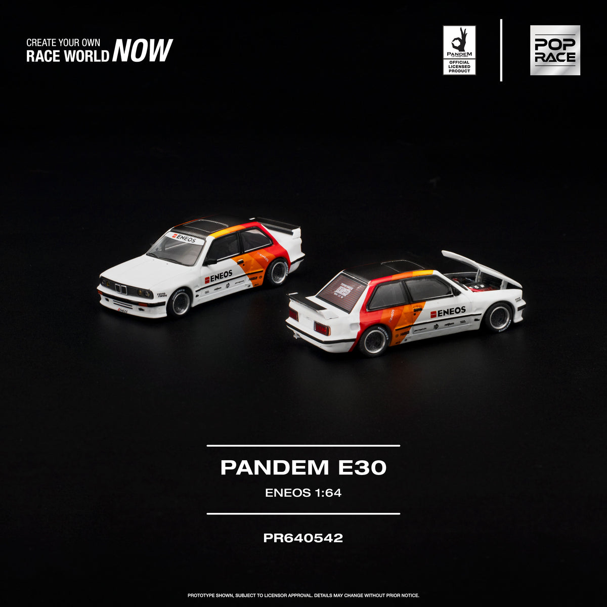 [Preorder] POPRACE 1:64 Pandem E30 ENEOS PR640542