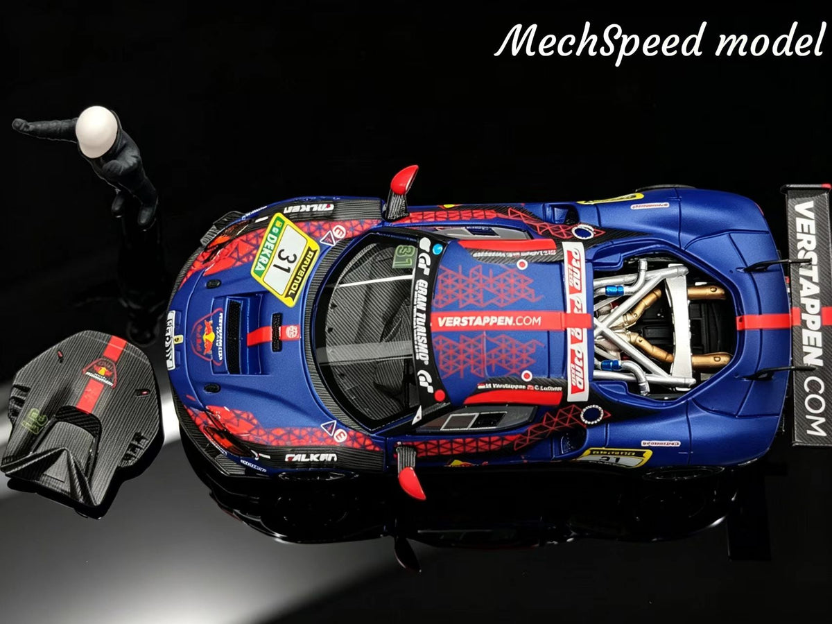 [Preorder] MechSpeed 1:64 296GT3 RedBull #31