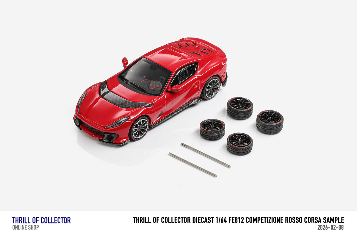 TOC 1:64 Ferrari 812C 3.0 (4 Colours)