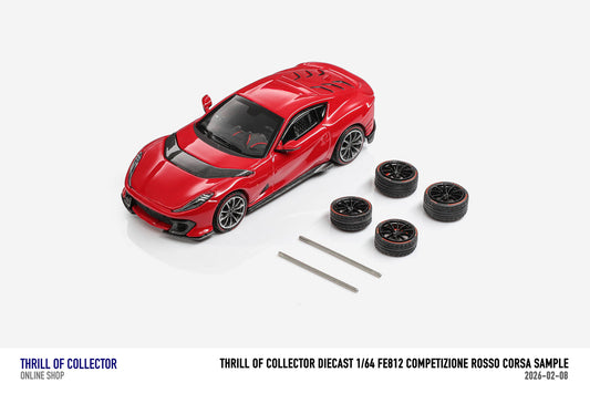TOC 1:64 Ferrari 812C 3.0 (4 Colours)