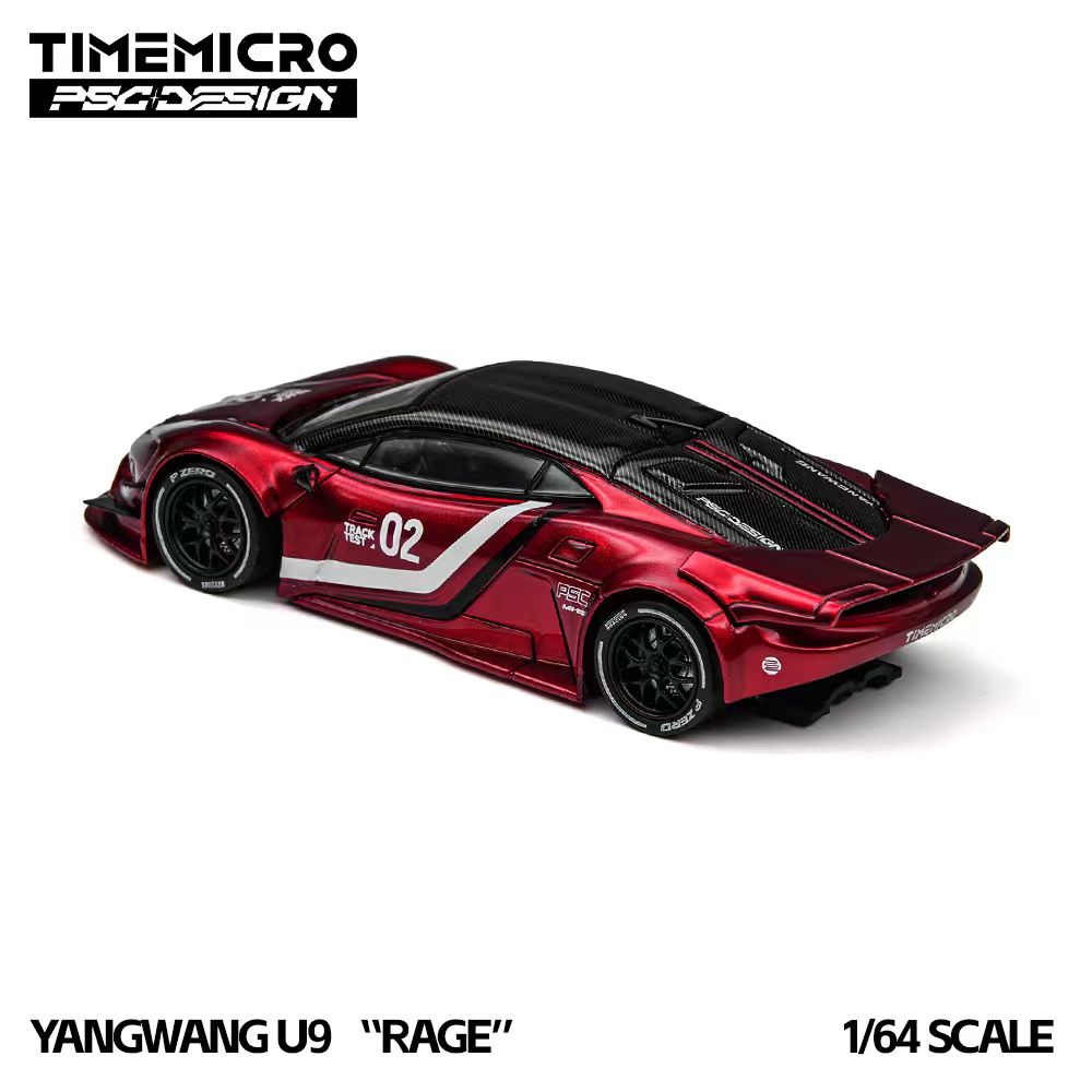[Preorder] TimeMicro × PSC DESIGN 1:64 Yangwang U9 "RAGE” Corsa Red TM648804