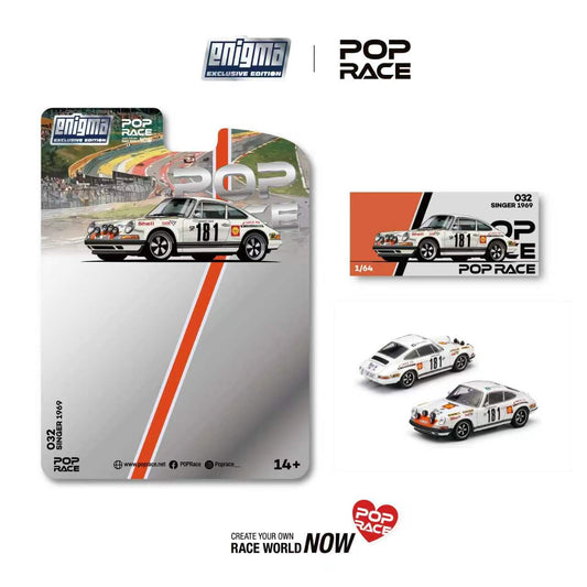 [Preorder] POPRACE 1:64 Porsche Singer 1969 #181 PRE032