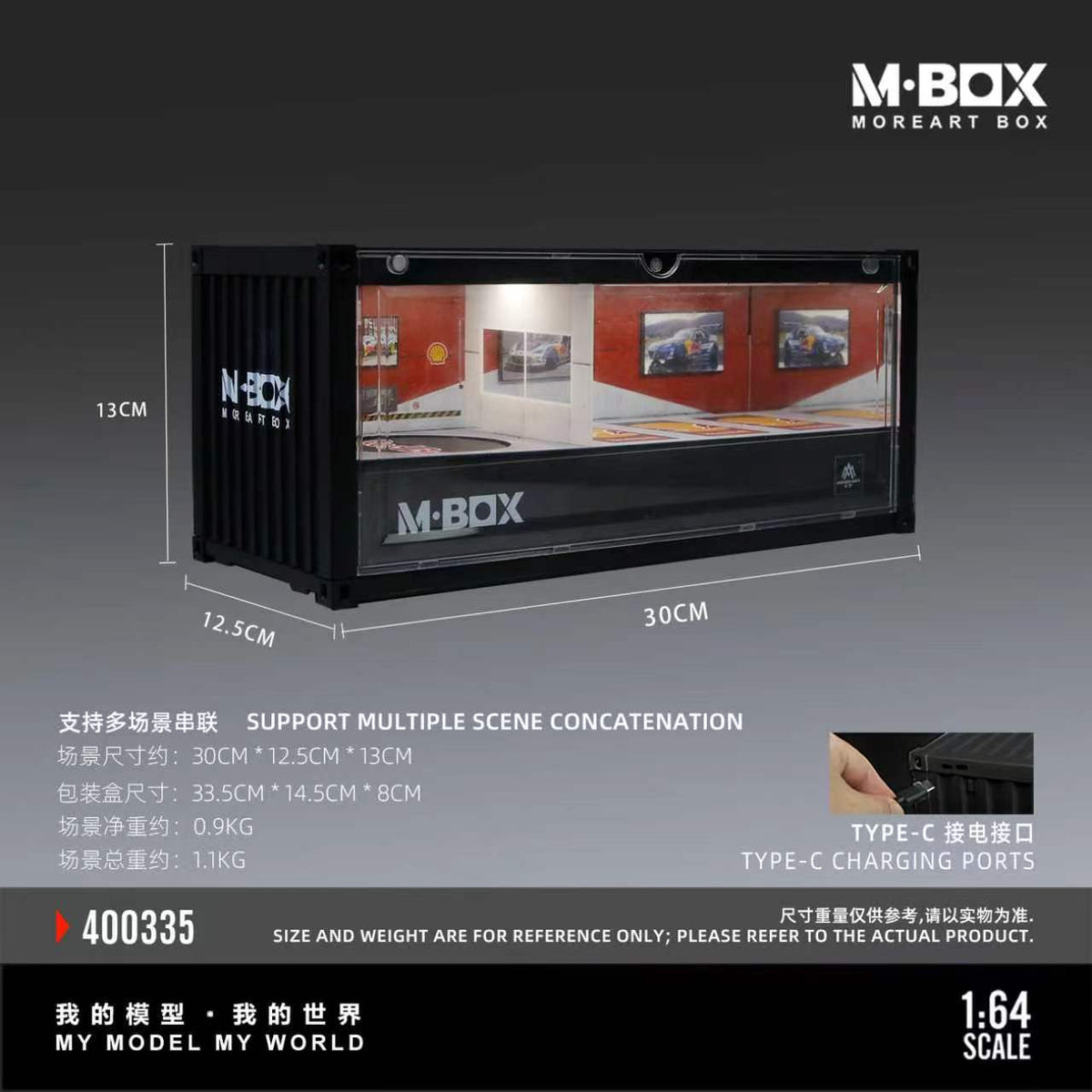 [Preorder] MBOX 1:64 CONTAINER MODEL STORAGE SCENE (2 Versions)