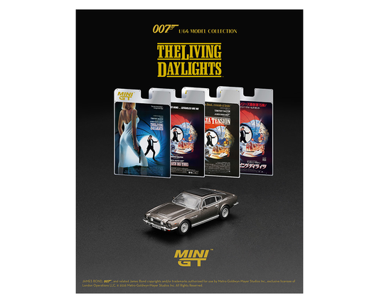 [Preorder] Mini GT 1:64 Aston Martin V8 Vantage The Living Daylights (3 Versions) MGT00916-007J/ MGT00916-007S/MGT00916-007E