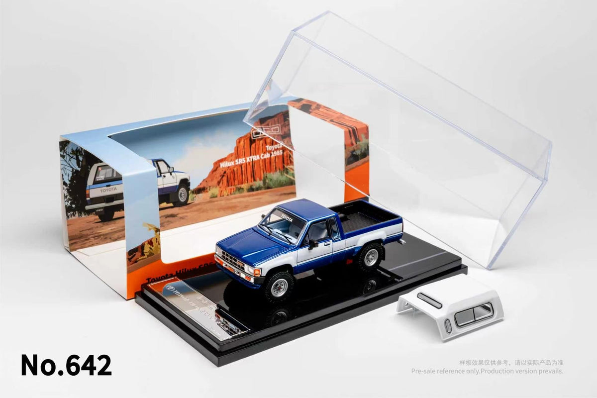 GCD 1:64 Toyota Hilux SR5 XTRA Cab 1985 (LHD) (3 Colours) KS-087-641/ KS-087-642/ KS-087-643
