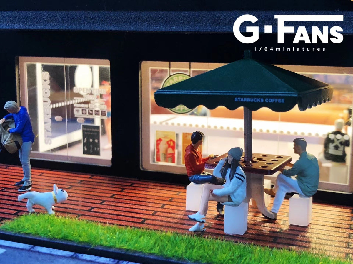 G.Fans 1:64 Starbucks Building Diorama Model 710025