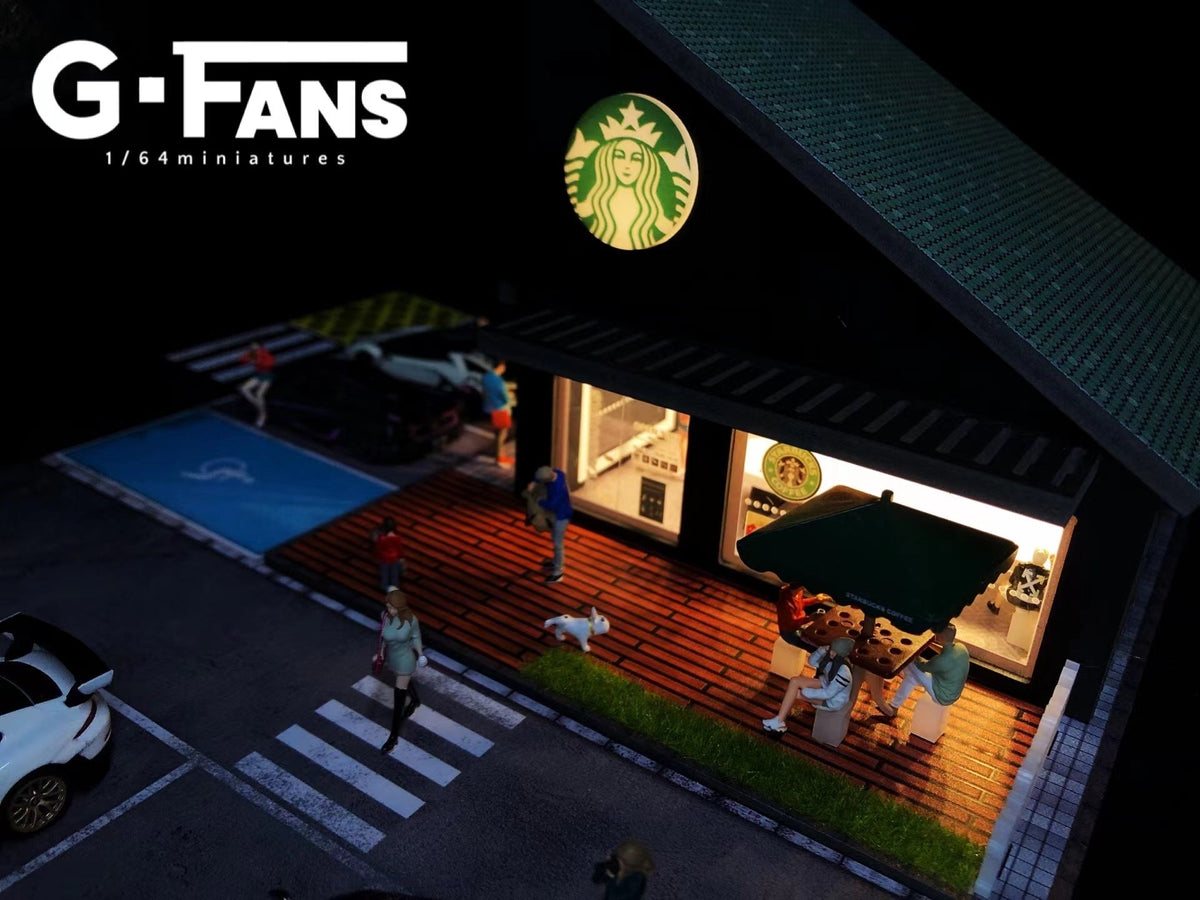 G.Fans 1:64 Starbucks Building Diorama Model 710025