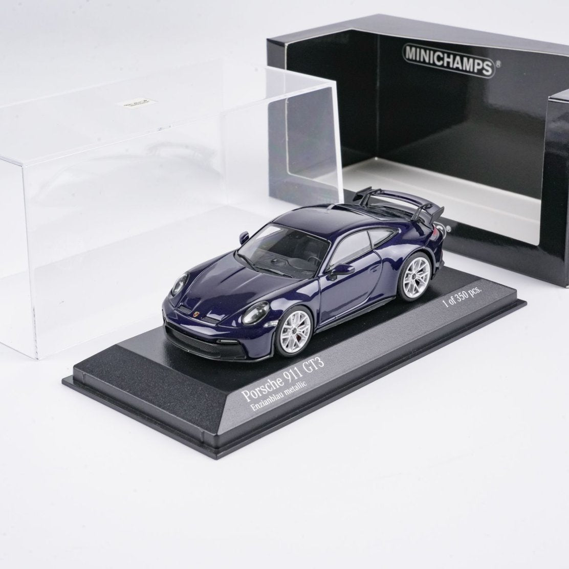 MINICHAMPS 1:43 PORSCHE 911(992) GT3 2021- BLUE METALLIC  410069208