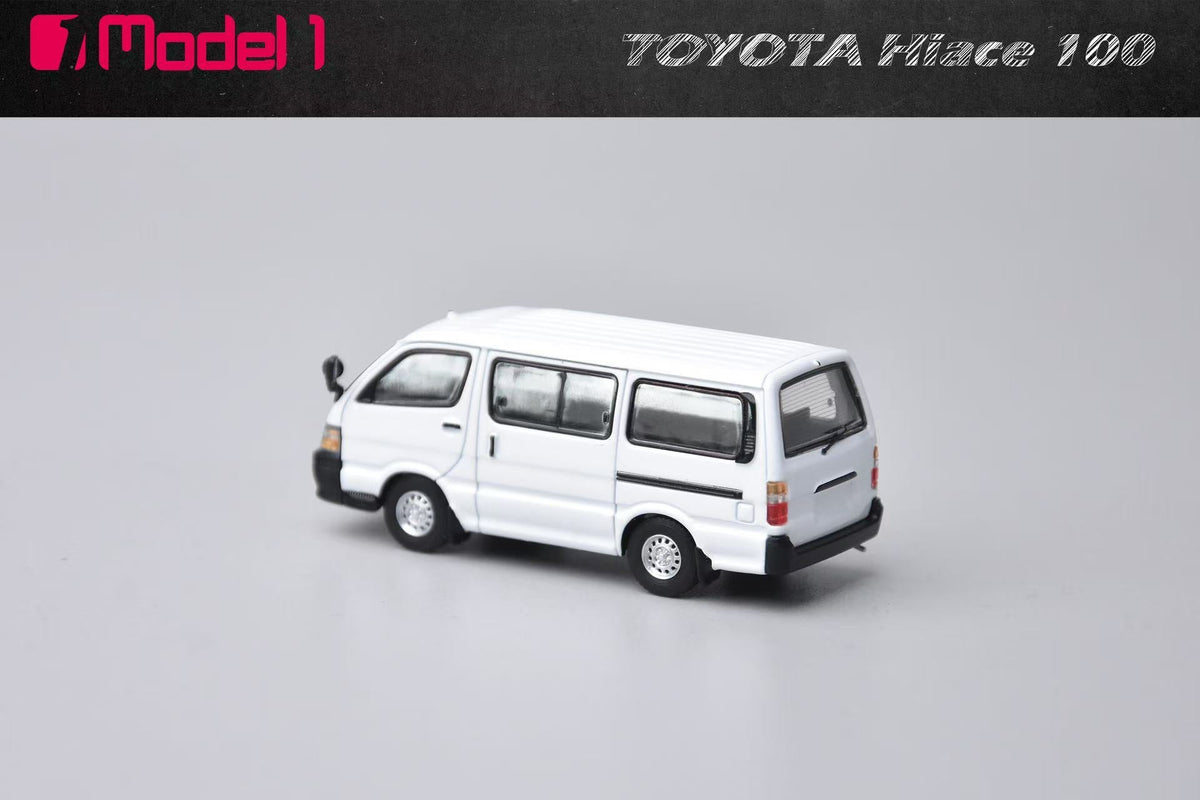 [Preorder] Model One 1:64 Toyota Hiace MK4 H100 White