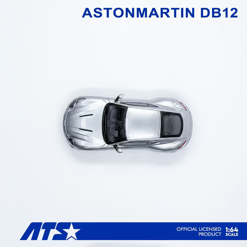 [Preorder] ATS Model 1:64 ASTON MARTIN DB12 - Lightning Silver ATS881307