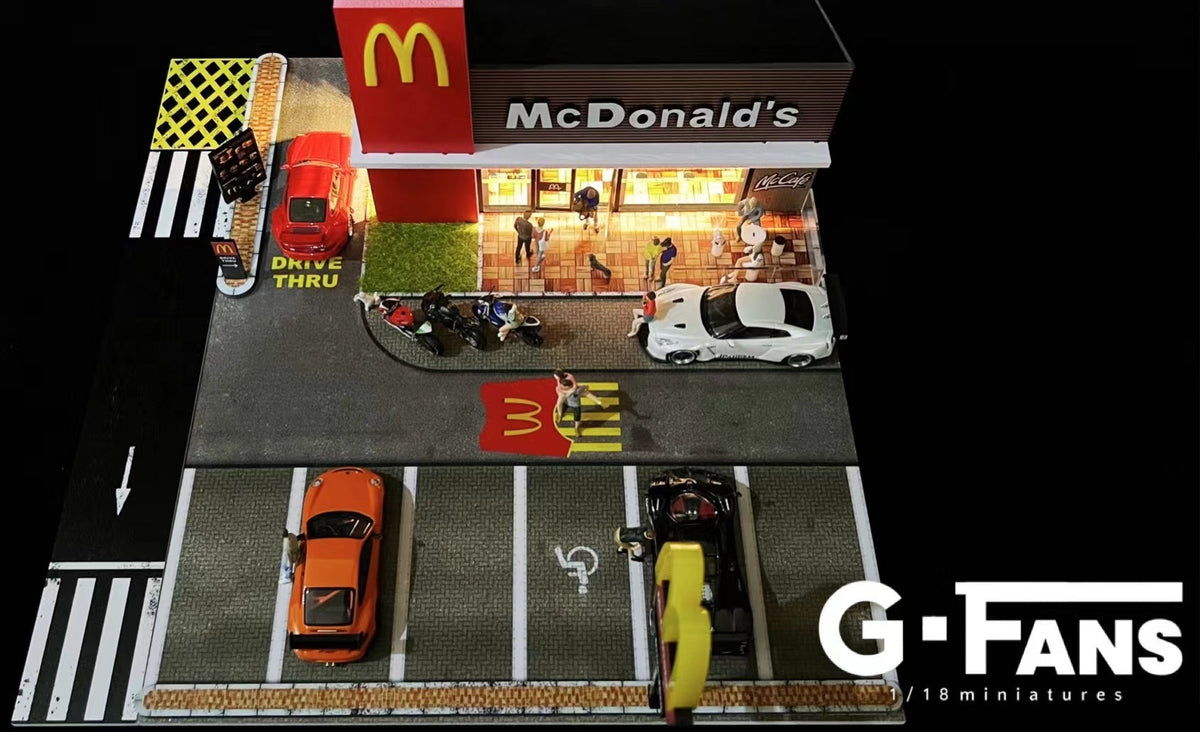 [Preorder] G.Fans 1:64 Diorama McDonald's Building 710033
