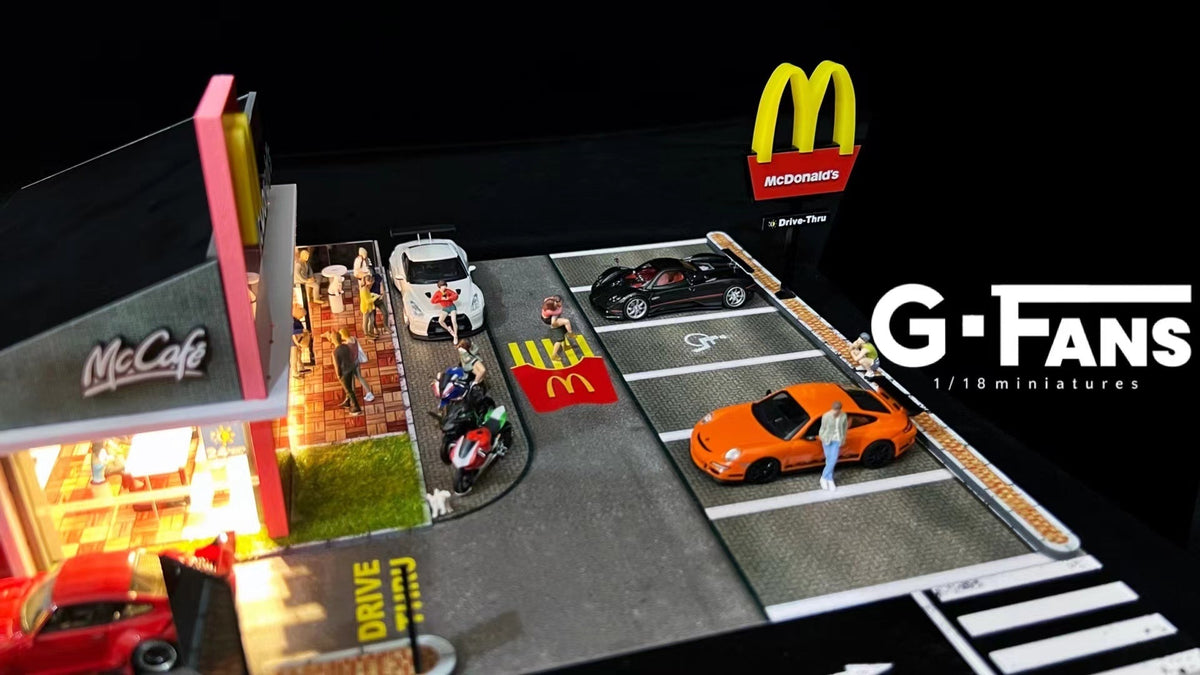 [Preorder] G.Fans 1:64 Diorama McDonald's Building 710033