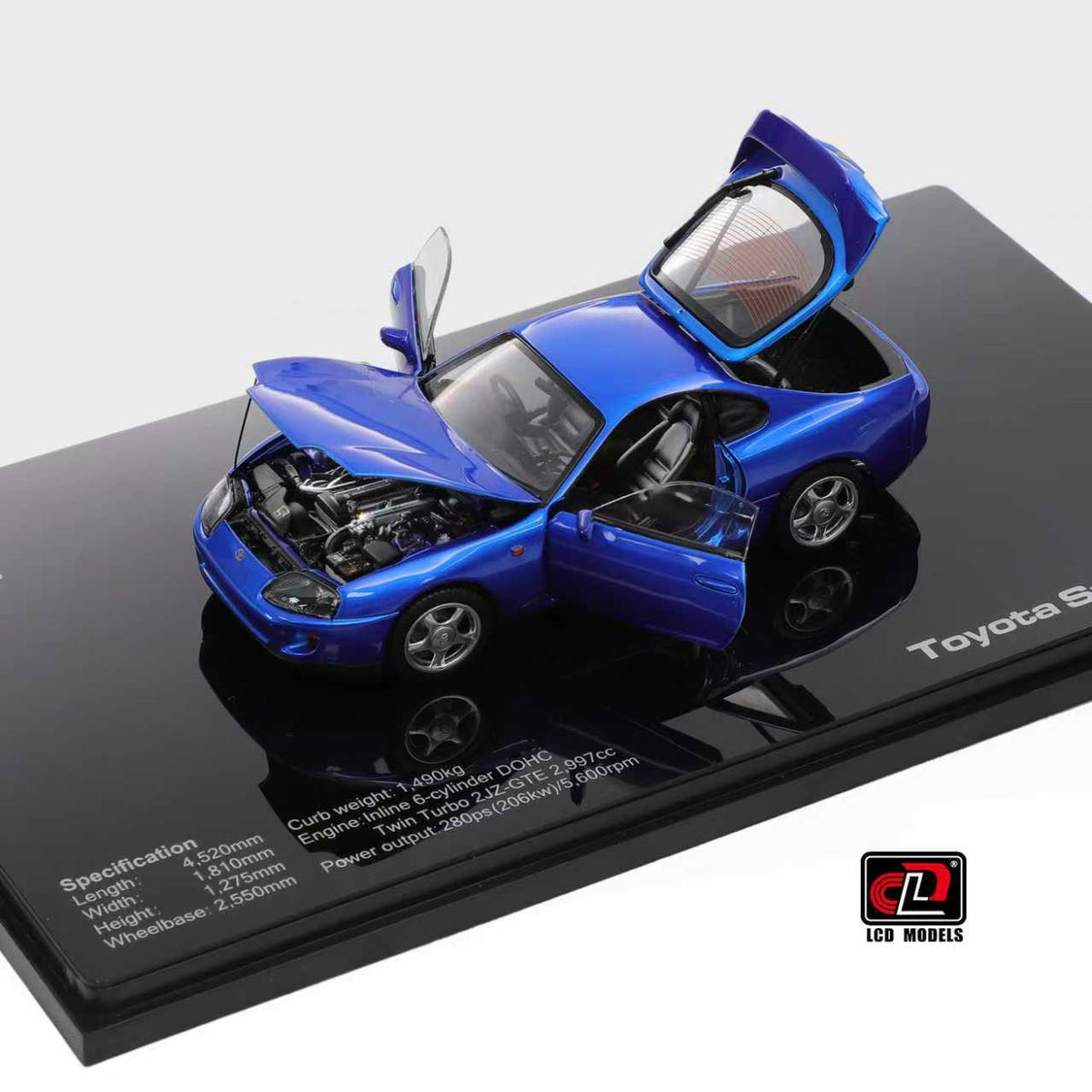 [Preorder] LCD 1:43 Toyota Supra A80 (3 Colours) LCD43009