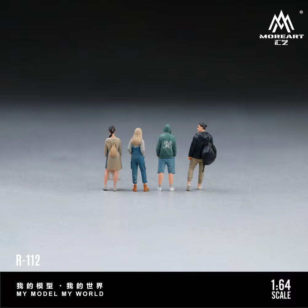[Preorder] MoreArt 1:64 URBAN STREET-SHOOT 4-PERSON FIGURE SET MO223112