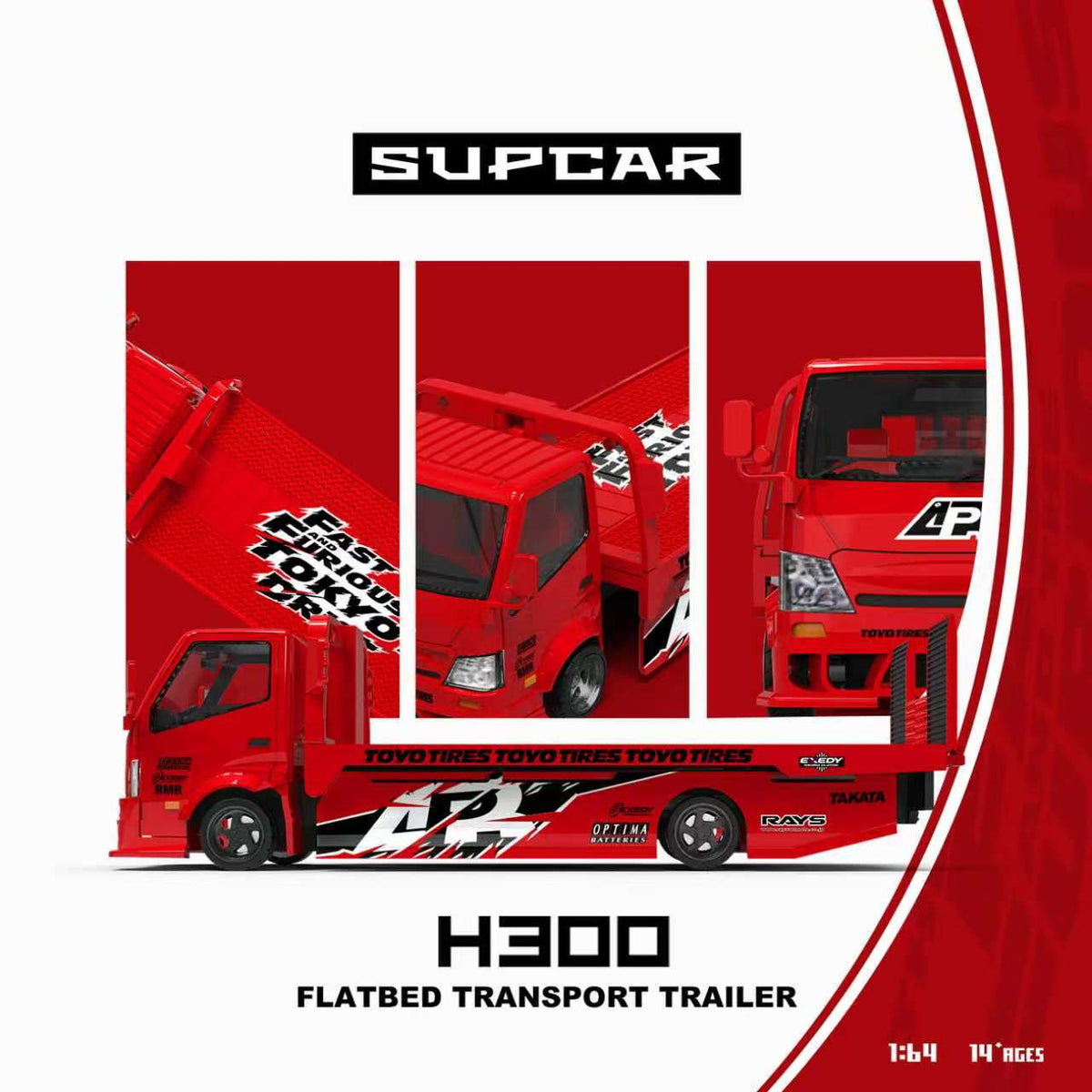 [Preorder] SUPCAR 1:64 H300 Fast & Furious 3 Tokyo Drift Livery SC647253