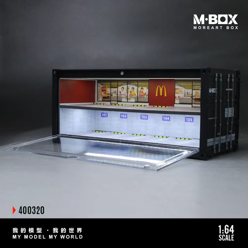 MBOX 1:64 CONTAINER MODEL STORAGE SCENE (2 Versions) MB400319/MB400320