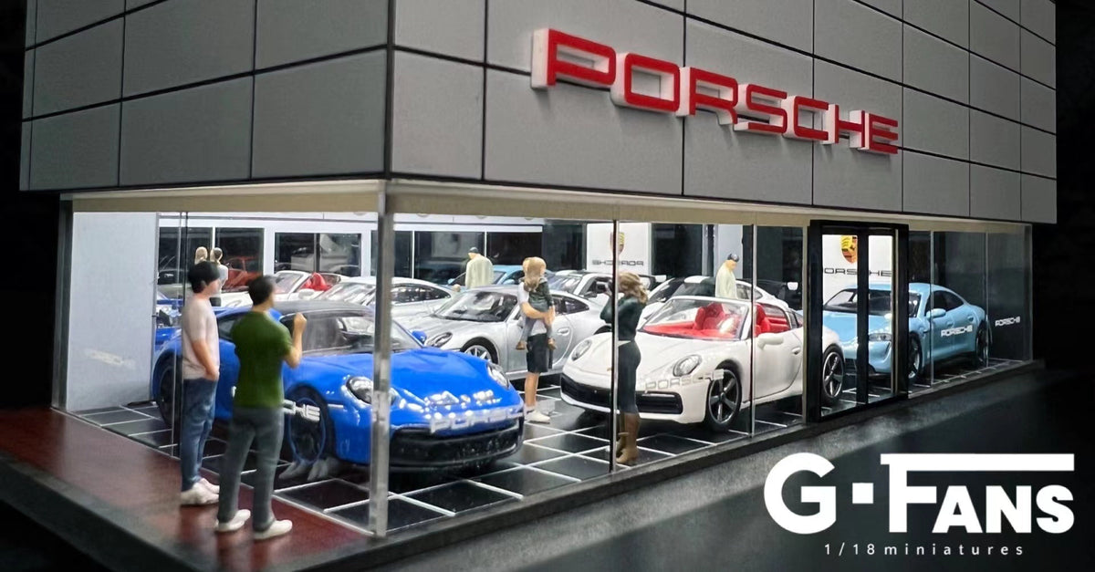 G.Fans 1:64 Diorama Porsche Center Building 710031