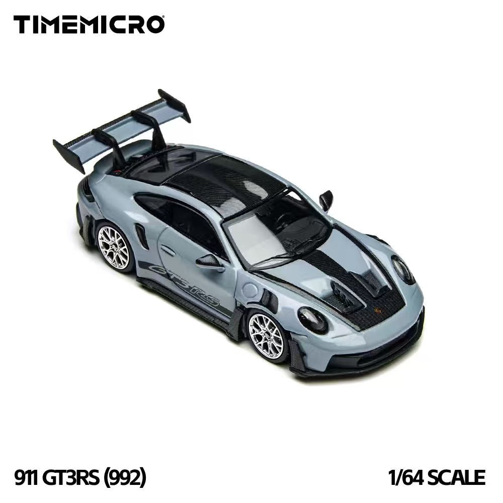 [Preorder] TimeMicro 1:64 Porsche 992 GT3 RS Polar Gray TM644648