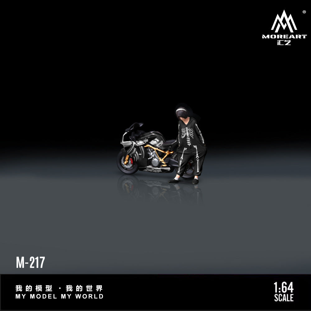 MoreArt 1:64 KTM1190 HUAGU DRAGON MOTORCYCLE DOLL MO222217