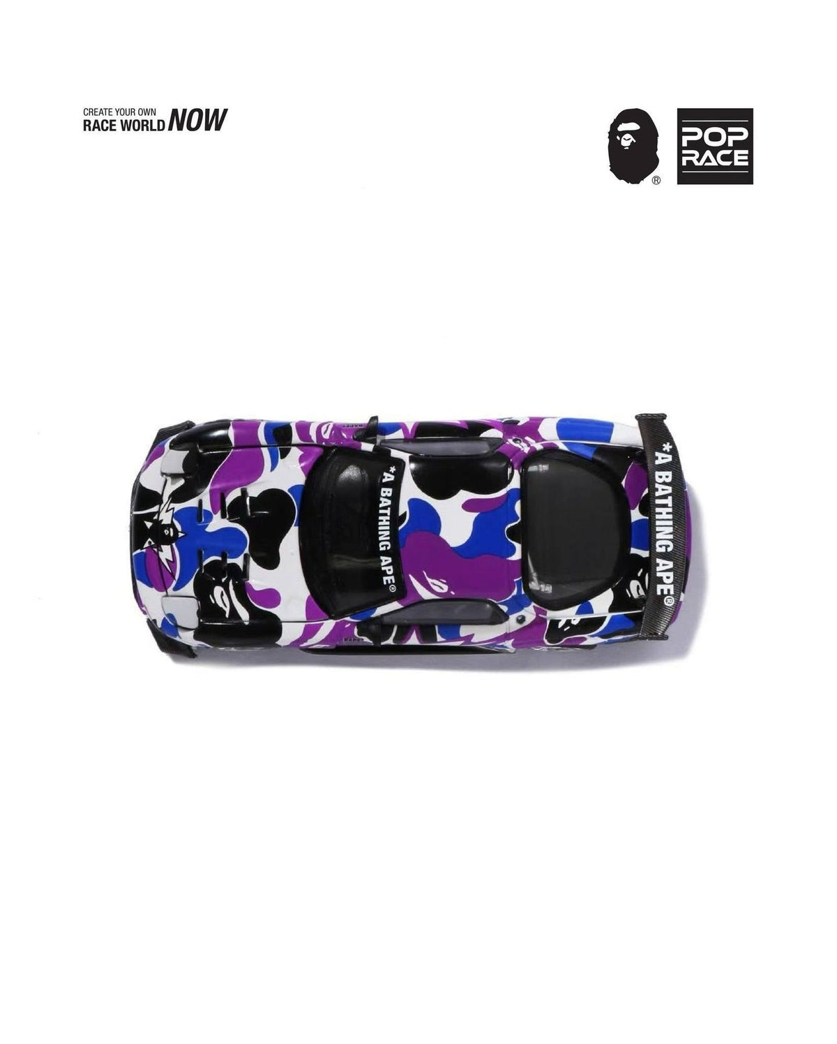 POPRACE x BAPE 1:64 Mazda RX-7 FD3S Re-Amemiya BAPE STORE Hong Kong 20th Anniversary Special Edition PR640493
